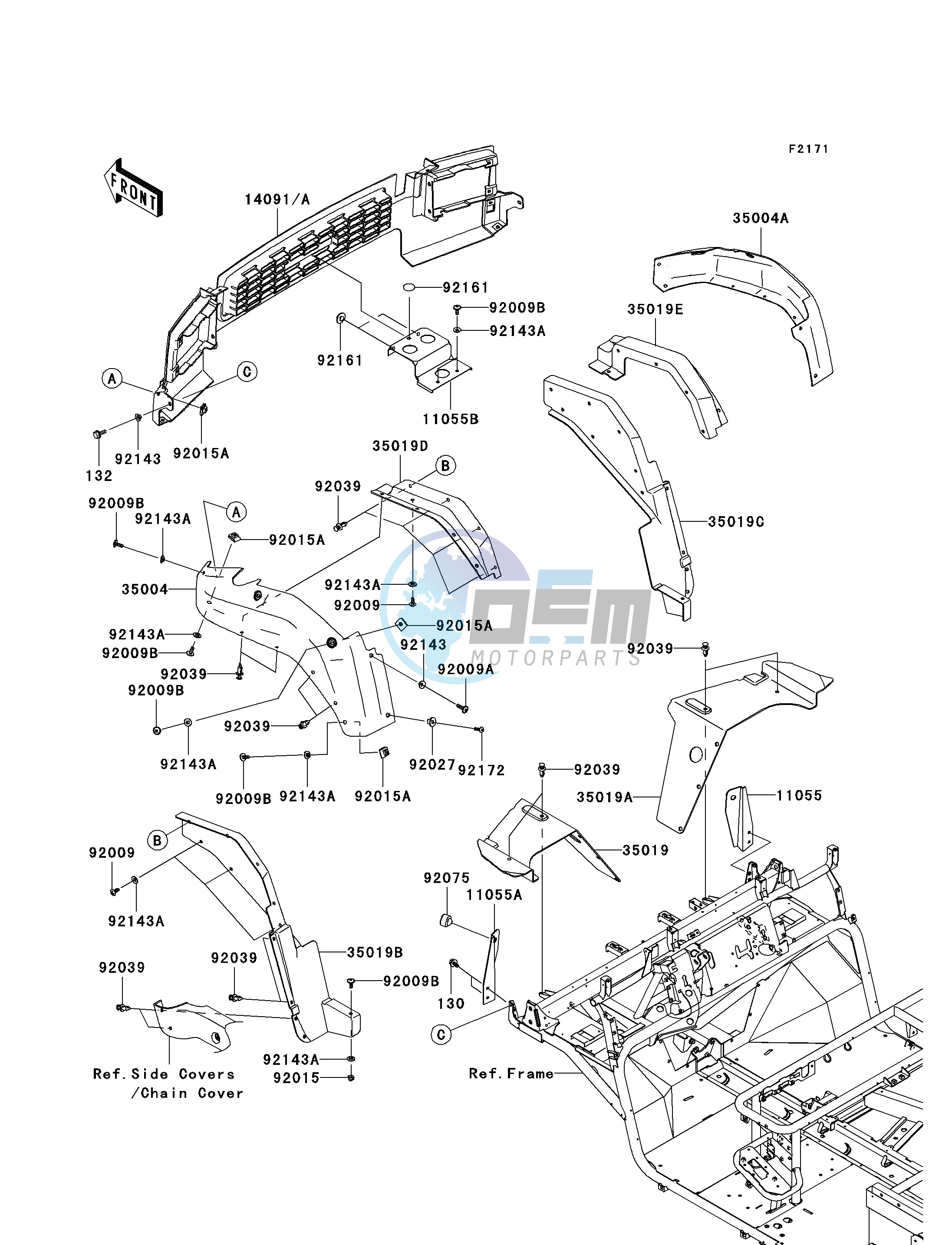 FRONT FENDER-- S- -