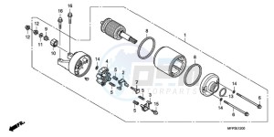 CB1300SA9 Europe Direct - (ED / ABS BCT MME TWO) drawing STARTING MOTOR