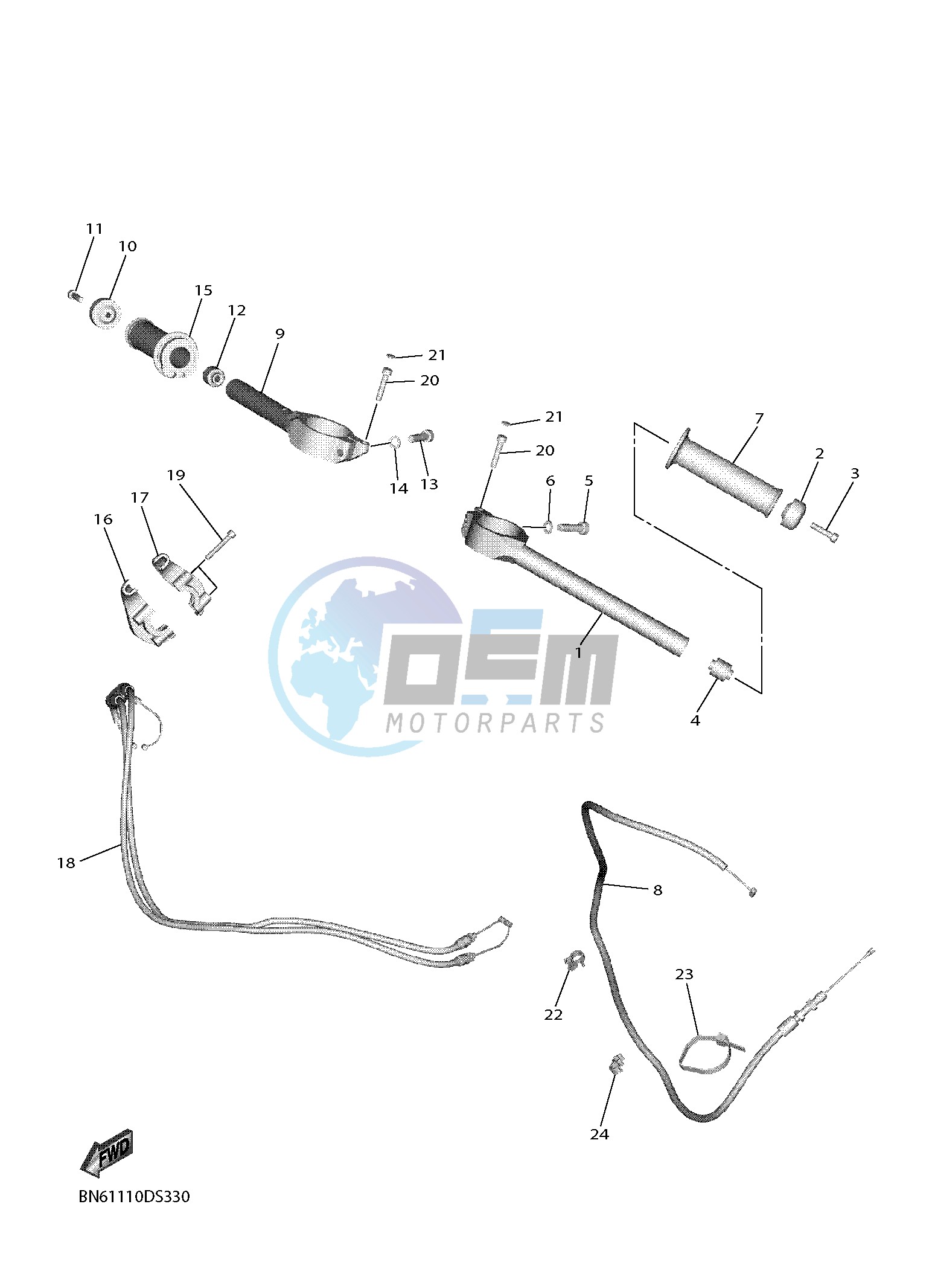 STEERING HANDLE & CABLE