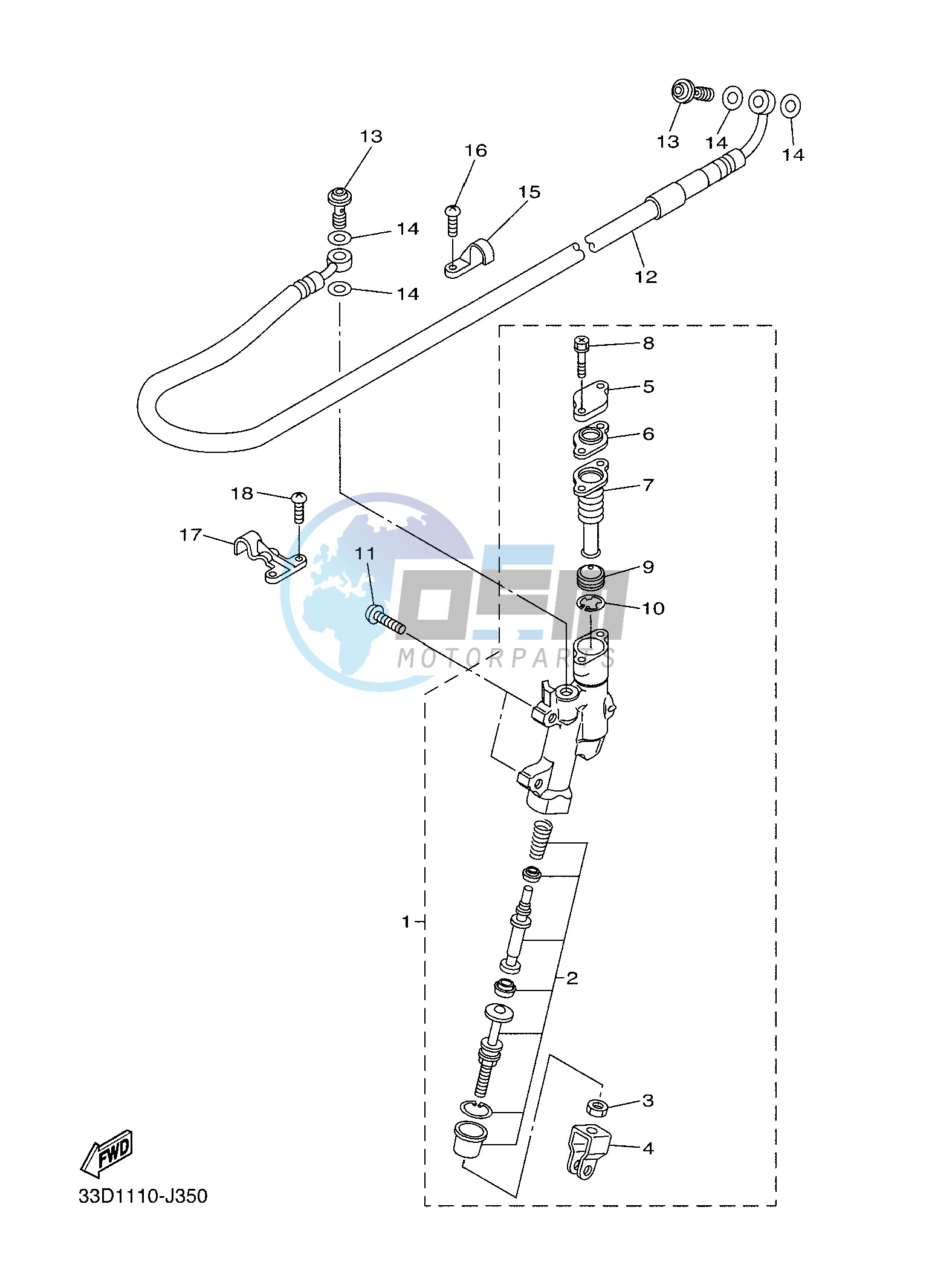 REAR MASTER CYLINDER