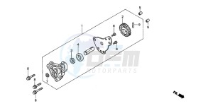 CBR125RS drawing OIL PUMP