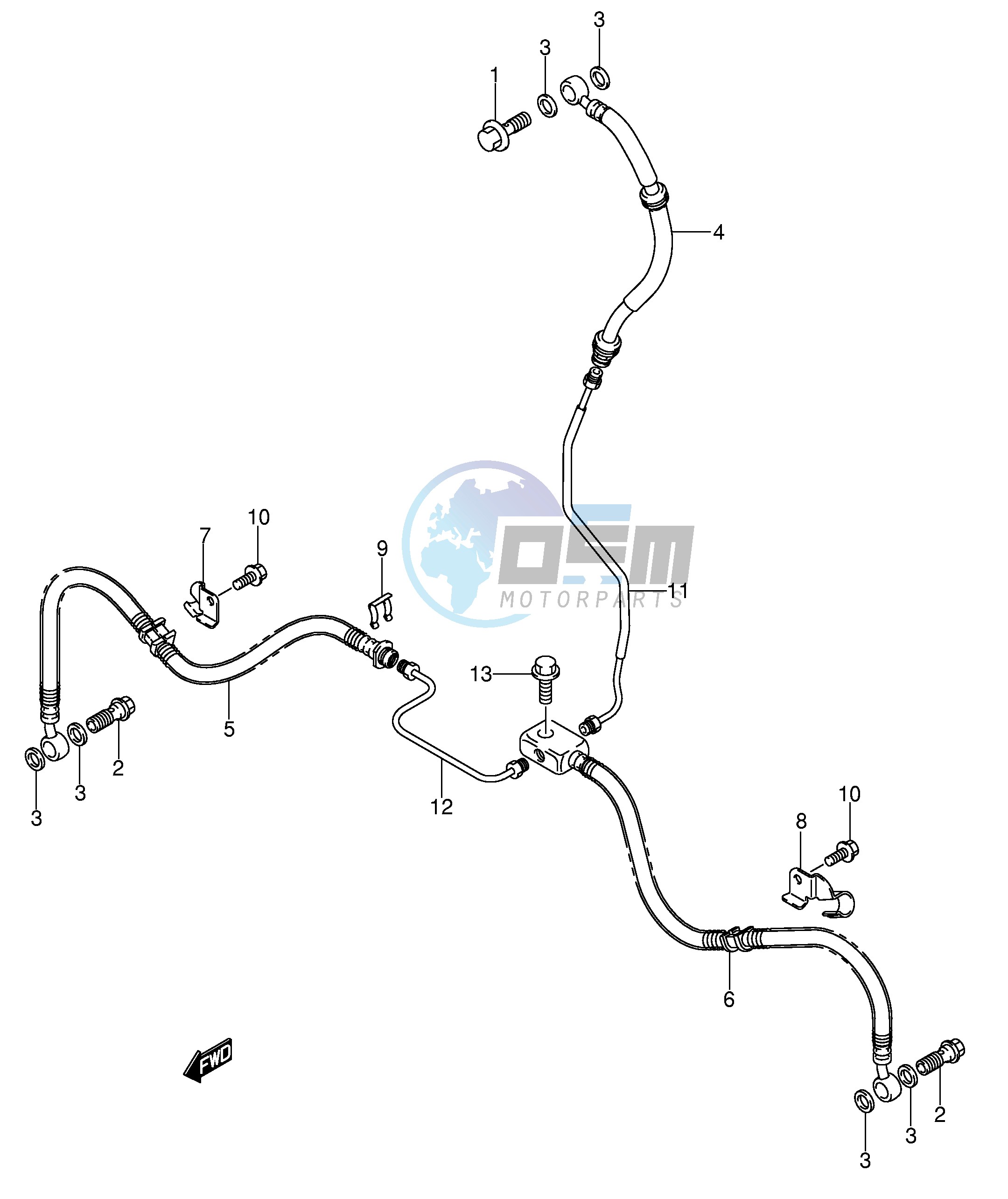 FRONT BRAKE HOSE