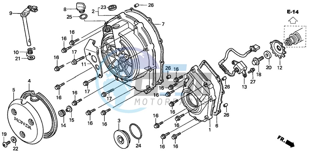 RIGHT CRANKCASE COVER