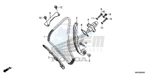 CMX500AH UK - (E) drawing CAM CHAIN/ TENSIONER