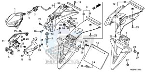 NC700DD INTEGRA E drawing TAILLIGHT