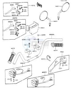 KZ 550 F [SPECTRE] (F1-F2) [SPECTRE] drawing HANDLEBAR