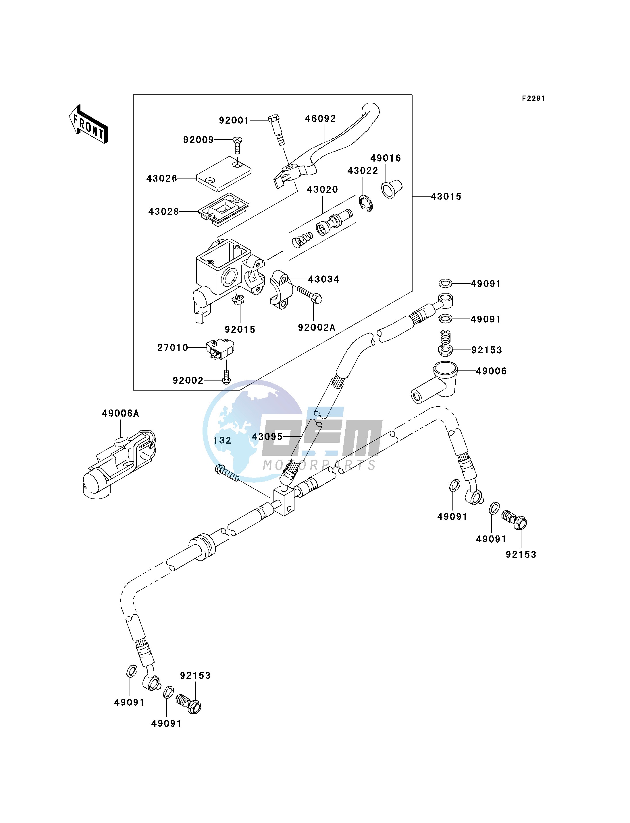 FRONT MASTER CYLINDER