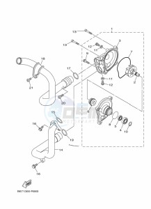 MT-10 SP MTN1000D (BGG1) drawing WATER PUMP