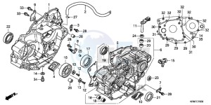 CRF250RE CRF250R Europe Direct - (ED) drawing CRANKCASE