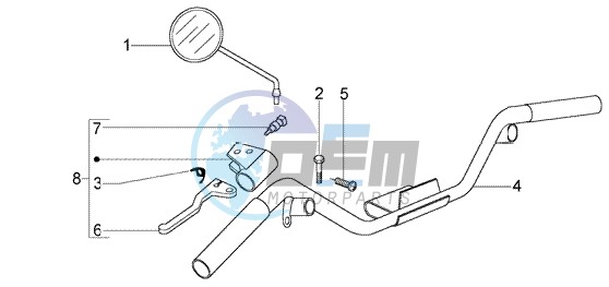 Handlebars component LH