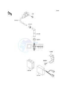 KLX 300 A [KLX300R] (A2-A6) [KLX300R] drawing IGNITION SYSTEM