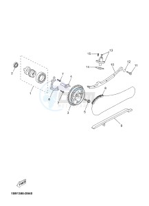 YP125R X-MAX125 X-MAX (2DM5 2DM5) drawing CAMSHAFT & CHAIN