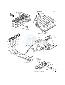 NINJA ZX-6R ZX600RFF FR GB XX (EU ME A(FRICA) drawing Fuel Injection