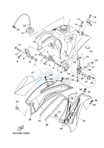 TT-R125 TT-R125LWE (19CW 19CX) drawing FUEL TANK