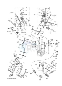 XP500A T-MAX 530 (2PWR) drawing FRONT MASTER CYLINDER