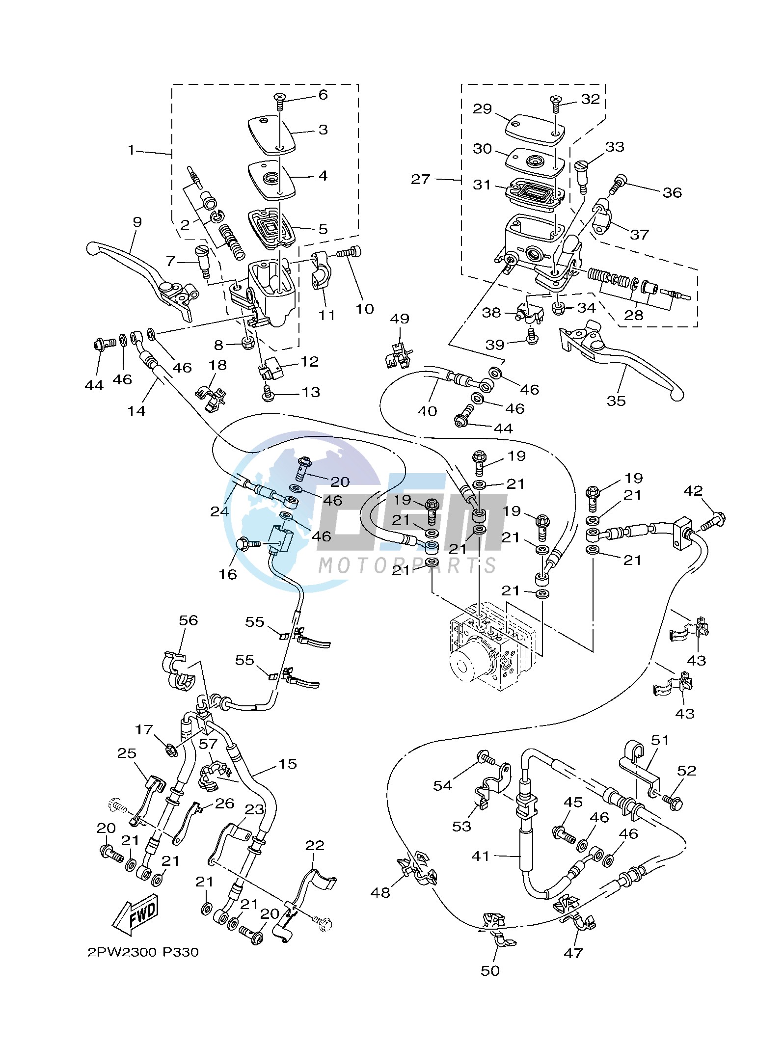 FRONT MASTER CYLINDER