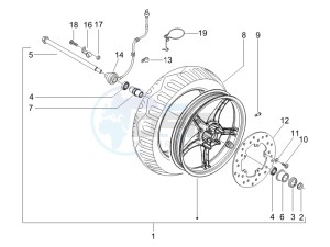 Runner 50 SP Race drawing Front wheel