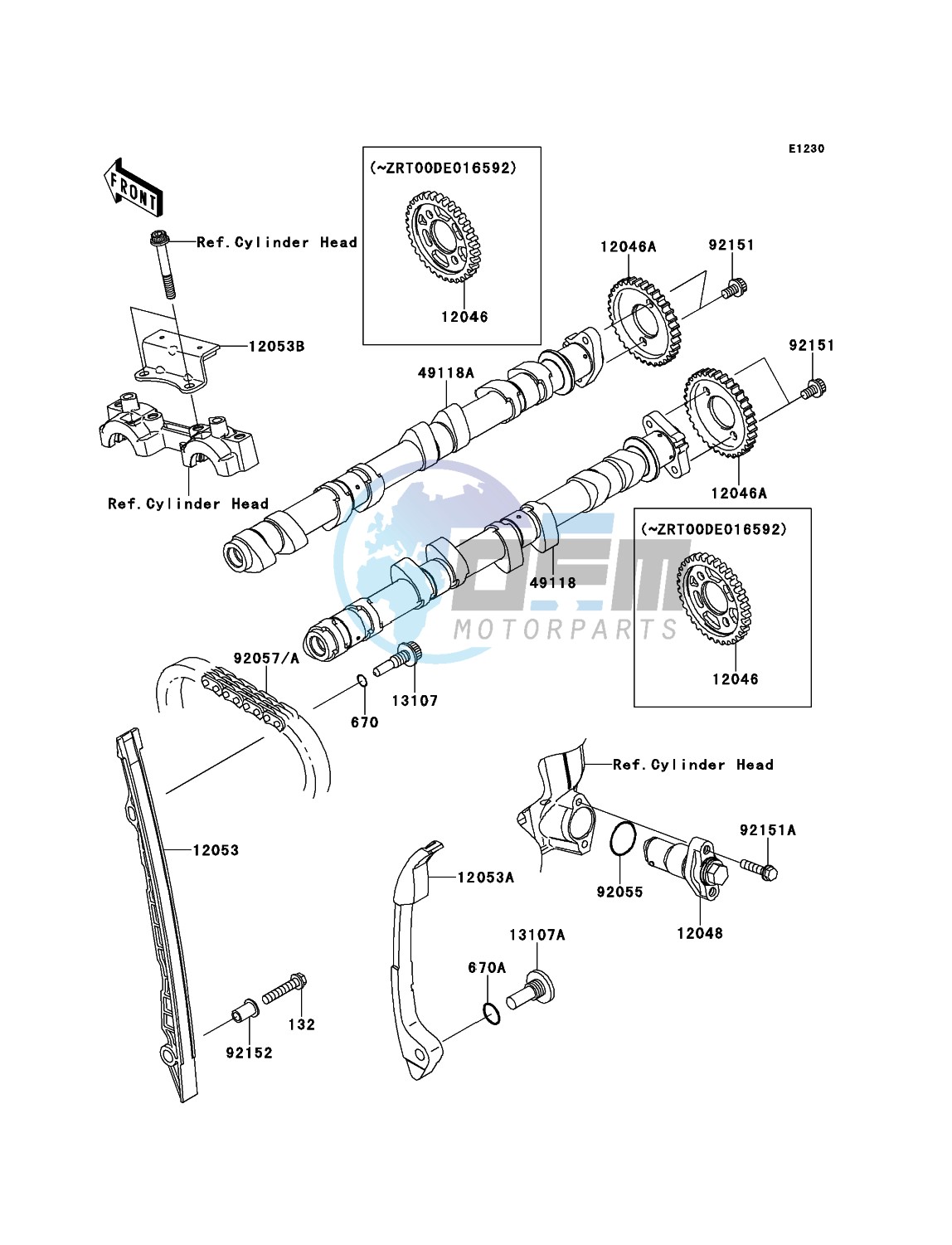 Camshaft(s)/Tensioner