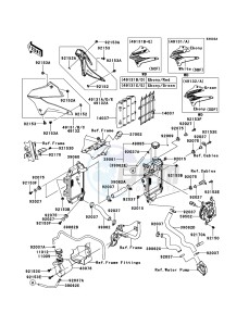 KLX250 KLX250SDF XX (EU ME A(FRICA) drawing Radiator