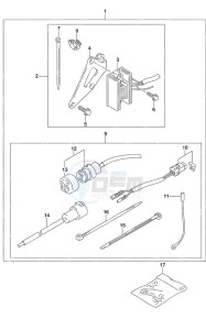 DF 9.9B drawing Electrical Manual Starter