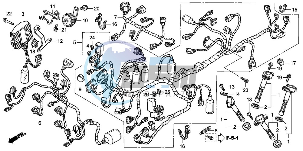 WIRE HARNESS (VFR800A)