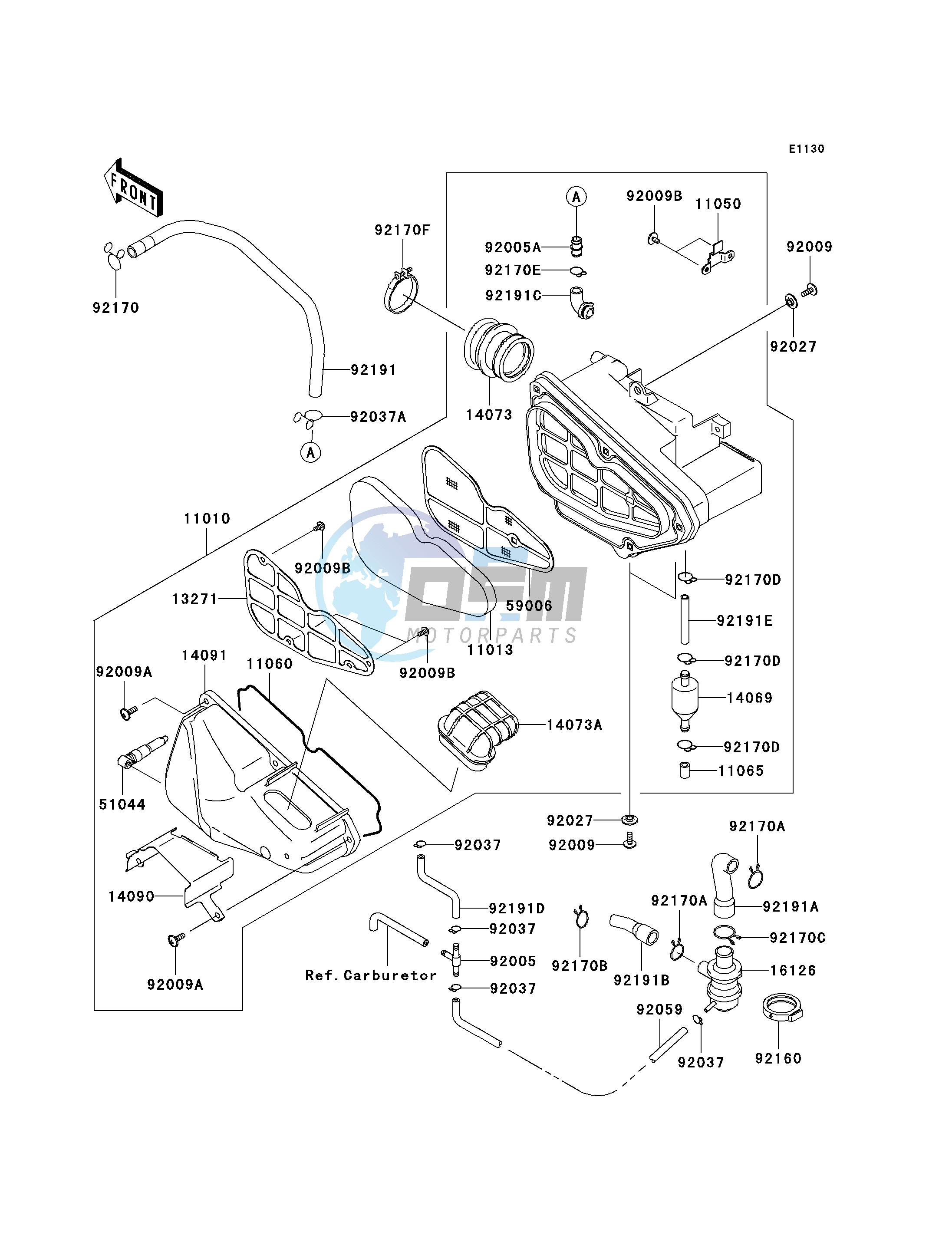 AIR CLEANER -- US- -