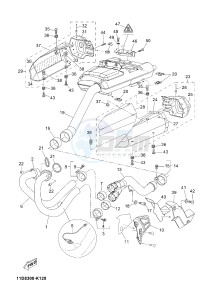 XT660Z TENERE (2BD3) drawing EXHAUST