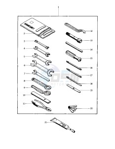 KZ 400 S [SPECIAL] (S) [SPECIAL] drawing OWNER TOOLS -- 75 S- -