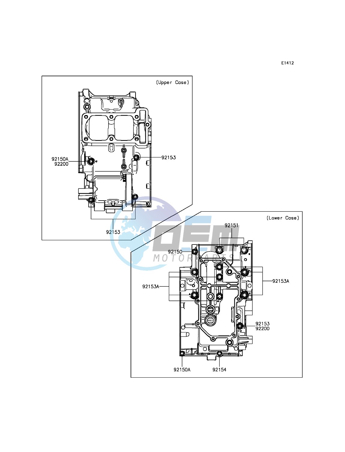 Crankcase Bolt Pattern