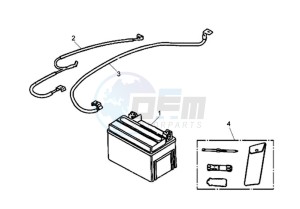 JET 4 125cc drawing BATTERY