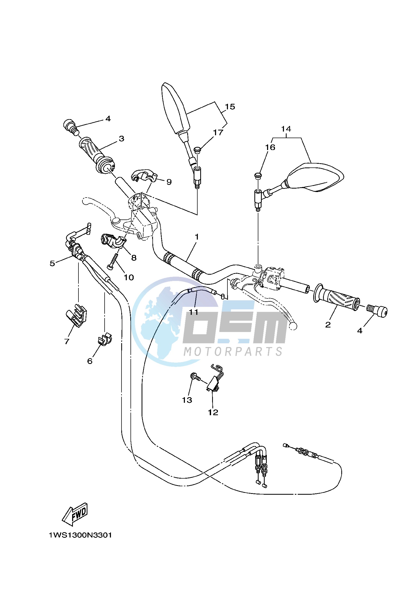 STEERING HANDLE & CABLE