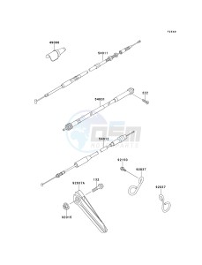 KDX 220 A [KDX220R] (A4-A8) [KDX220R] drawing CABLES