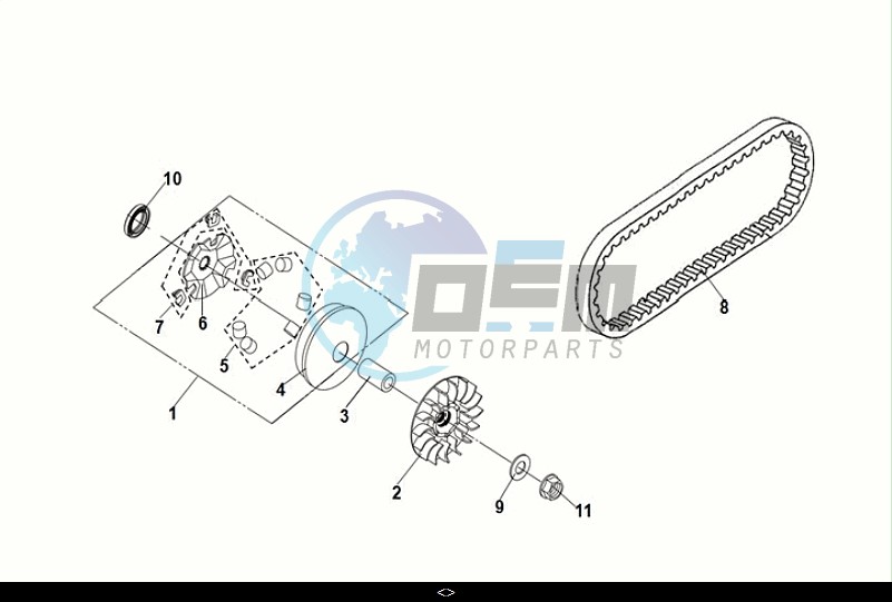 MOVABLE DRIVE FACE ASSY