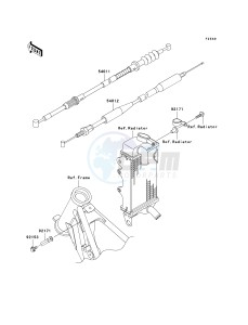 KX 100 A [KX100 MONSTER ENERGY] (A6F - A9FA) D7F drawing CABLES