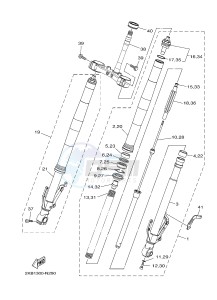 XT1200ZE SUPER TENERE ABS (2KBF) drawing FRONT FORK