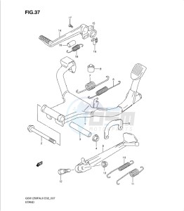 GSX1250 FA drawing STAND