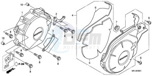 CBR1000RA9 UK - (E / ABS) drawing A.C. GENERATOR COVER (CBR 1000RA)