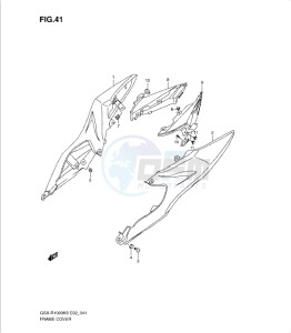 GSX-R1000 drawing FRAME COVER (MODEL K9)