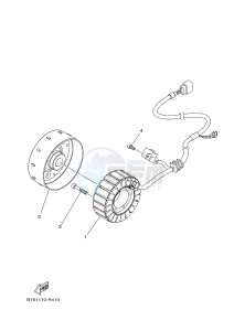 YFM700FWB KODIAK 700 (B165) drawing GENERATOR