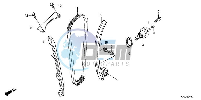 CAM CHAIN/ TENSIONER