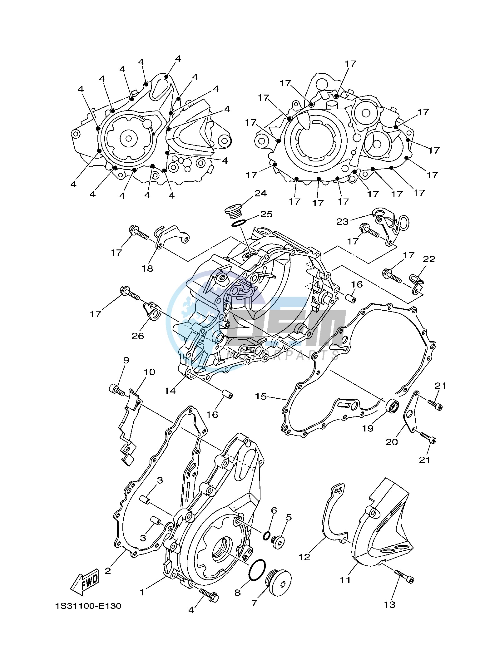 CRANKCASE COVER 1