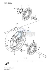 GSX-R1000 EU drawing FRONT WHEEL