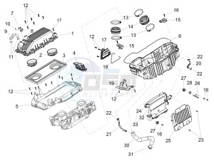 DORSODURO 900 E4 ABS (APAC) drawing Air box