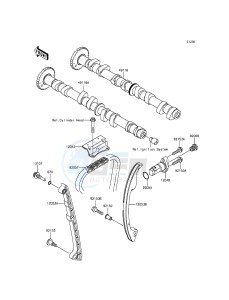 JET_SKI_ULTRA_LX JT1500KDF EU drawing Camshaft(s)/Tensioner