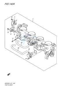 GSR750Z EU drawing THROTTLE BODY