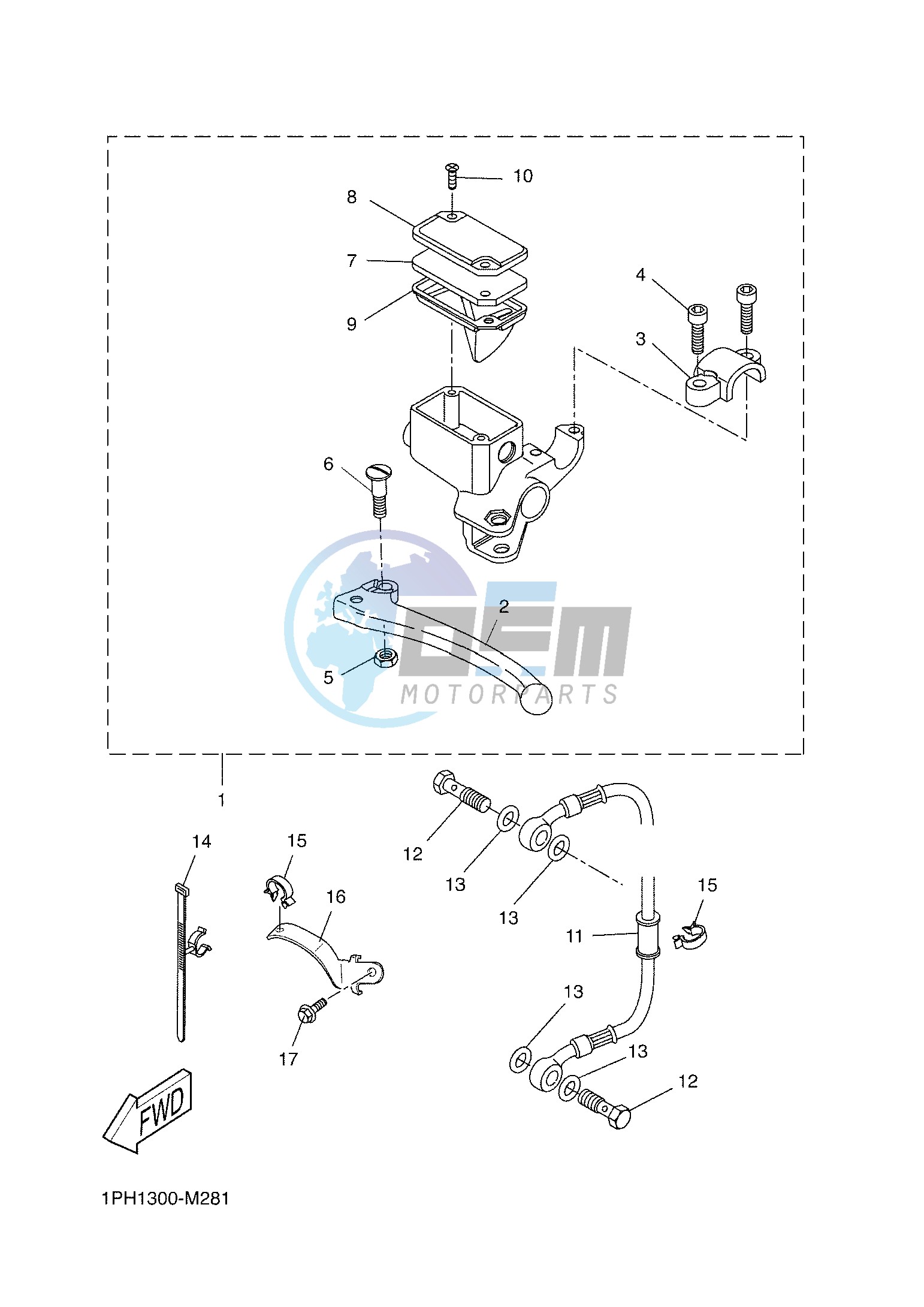 REAR MASTER CYLINDER