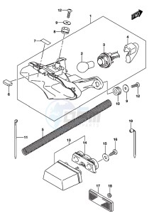 GSX-S125 drawing REAR COMBINATION LAMP