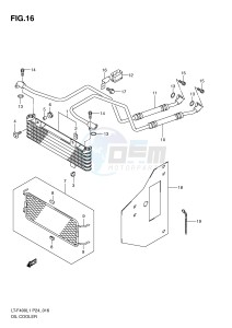 LT-F400 (P24) drawing OIL COOLER