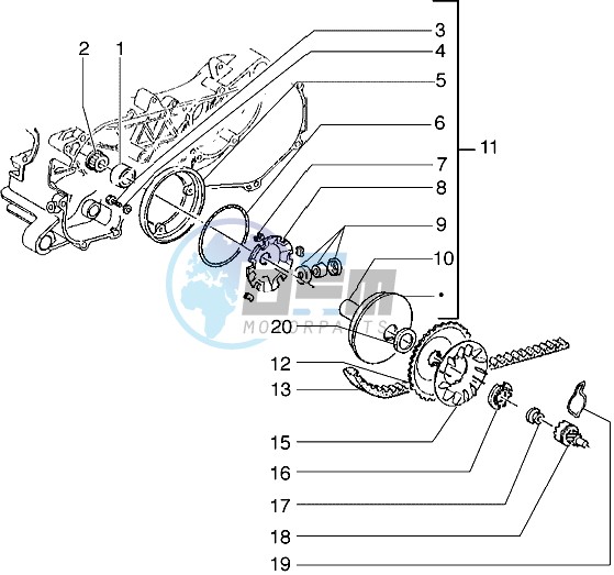 Driving pulley