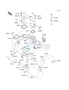 JT 900 E [900 STX] (E6F) E6F drawing MUFFLER-- S- -